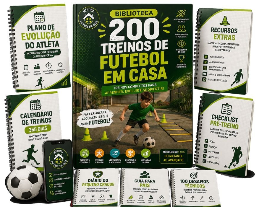 Kit Completo - 200 Treinos + 5 Bônus Exclusivos