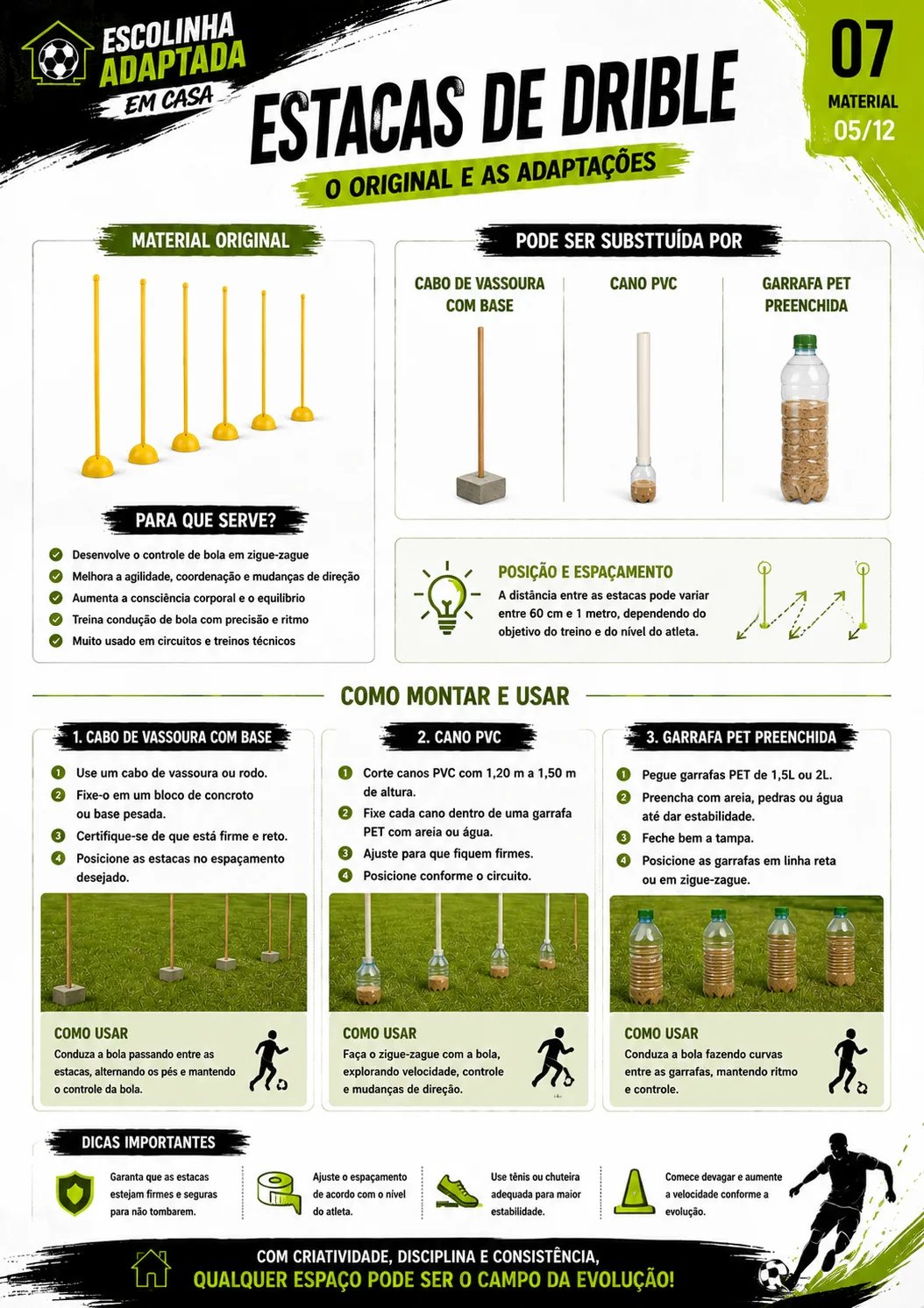 Estacas de Drible - Adaptações